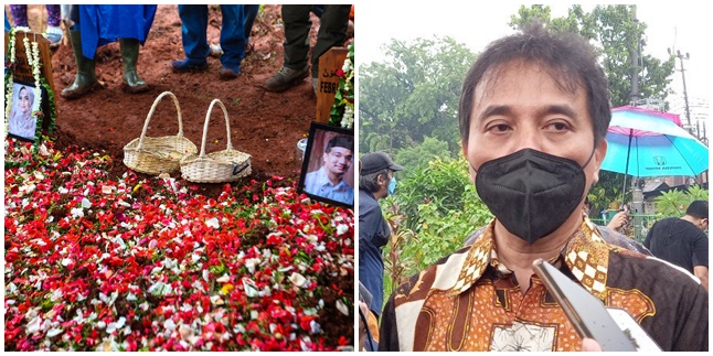 Attending the Funeral of Vanessa Angel & Husband, Roy Suryo Doubts Sleepy Driver