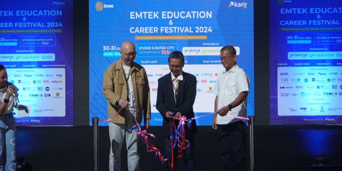 Day 1 Emtek Education & Career Festival 2024 Takes the Theme Creative Journey: From Ideas to Industry, Exciting and Festive!