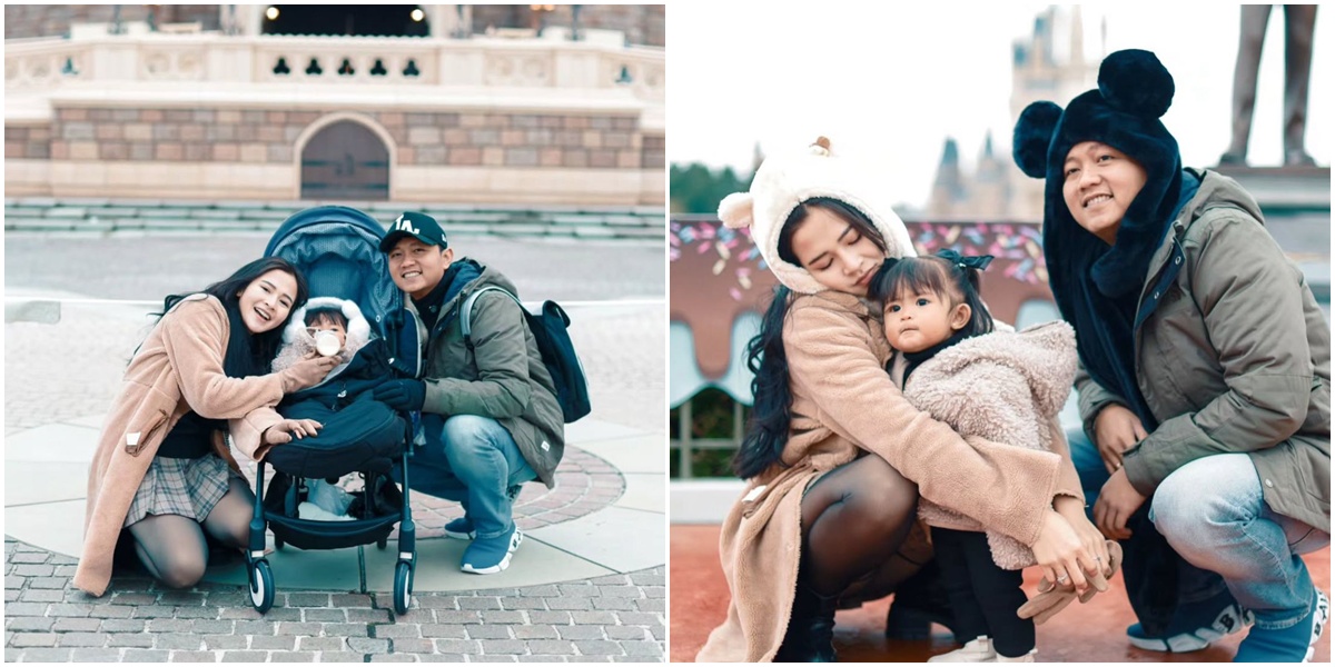 Denny Caknan and Bella Bonita Spend Time at Disneyland Japan, Adorable Moments with Dek Cunda Make Everyone Smile