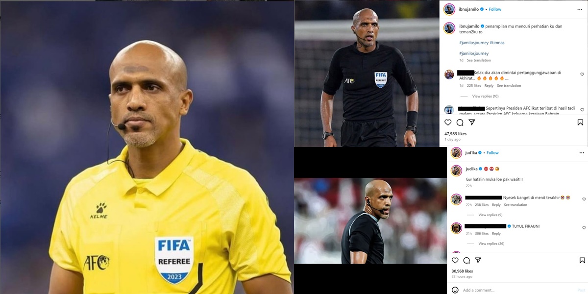 A Series of Artists Also Upset with the Referee in the Bahrain vs Indonesia Match, Mr. Muh: Where's This Task From, Baldy!