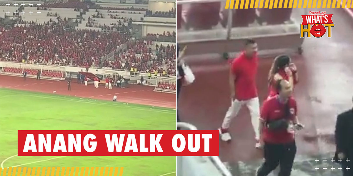 The Moment Anang Hermansyah Walks Out of GBK in the Middle of His Performance After the Indonesia vs Philippines Match