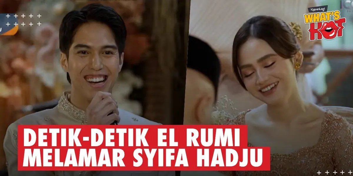 The Moments of El Rumi Proposing to Syifa Hadju, Tense Atmosphere Ends in Comedy