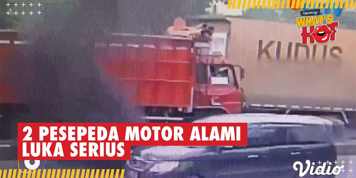 Moments of a Chain Accident in Lamongan, Motorcyclist Crushed by Truck