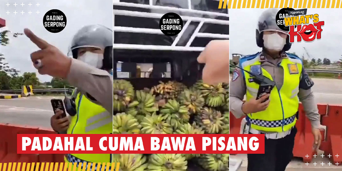 Moments as Police Force Driver to Get Out, Carrying Bananas Mistaken for Methamphetamine