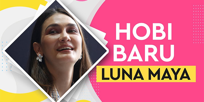 At Home, Luna Maya Becomes a Writing Hobby