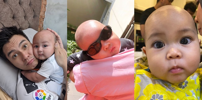 Shaved Completely, 7 Adorable Portraits of Celebrity Babies with Bald Hair - Called Fresh Hairstyle