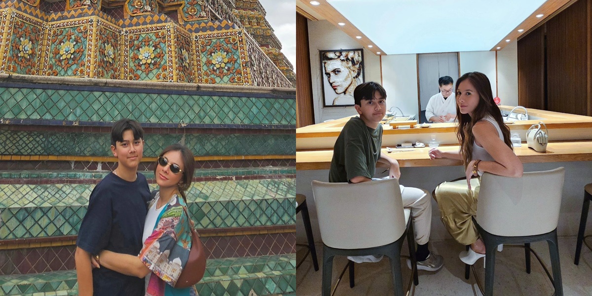 Thought to be a New Lover, 7 Photos of Wulan Guritno and Her Son Vacationing in Thailand - Support for Tournament Participation