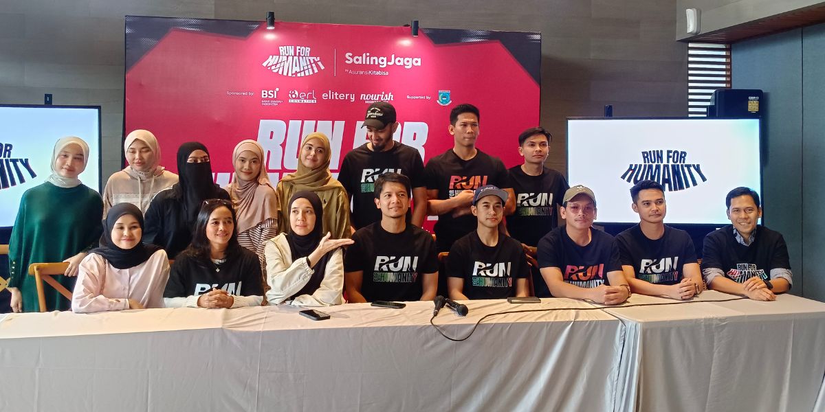 Dimas Seto and Dhini Aminarti Hold Run for Humanity, Combining Sports and Donations for Palestine