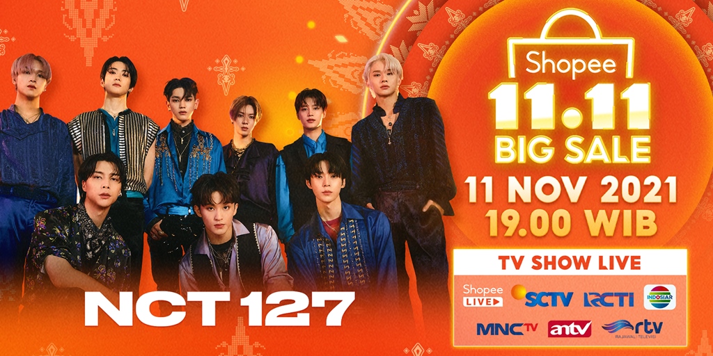 Spiced up by NCT 127 and Oppa Nassar, Don't Miss the Fun of Shopee 11.11 Big Sale TV Show