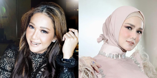 Asked to Kiss Mulan Jameela's Cheek When Meeting, Maia Estianty: No, Why?