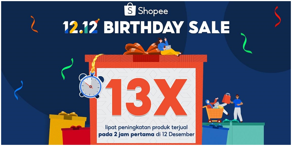 Starting with a Strong Beginning, Sales Increased 13x in the First 2 Hours of Shopee 12.12 Birthday Sale