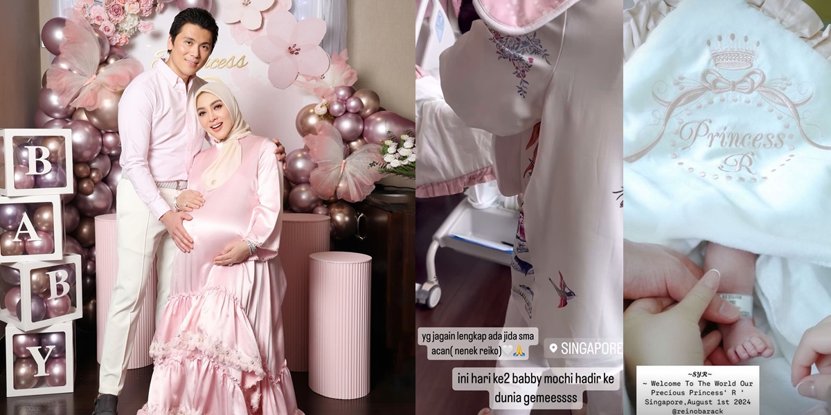 Called Baby Mochi, Hearing the Cry of Syahrini's Child Makes You Curious About Her Face