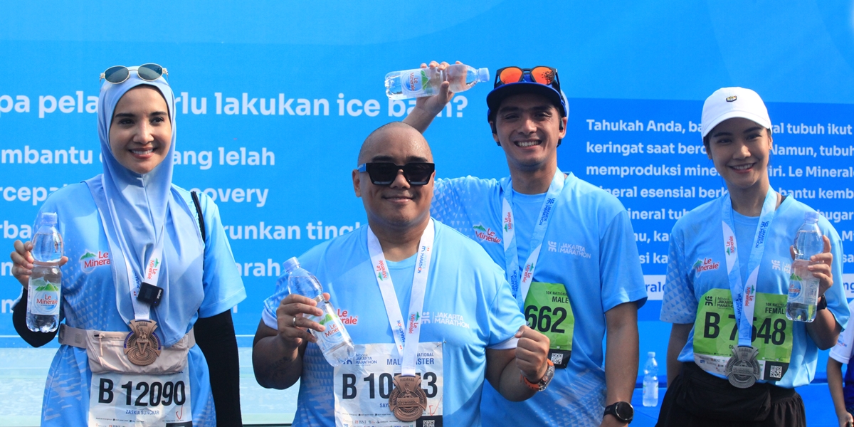 Chosen as the Hydration Partner for Jakarta Marathon 2023, Le Minerale Proves Its International Standard Quality