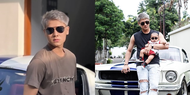 Called Disturbing by Some, Here are 7 Latest Photos of Rizky Billar with Blonde Hair - Looking More Macho Carrying Baby Leslar