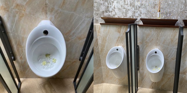 Called Luxurious, Viral Urinal in Jakarta Equipped with Ice Cubes and Lime