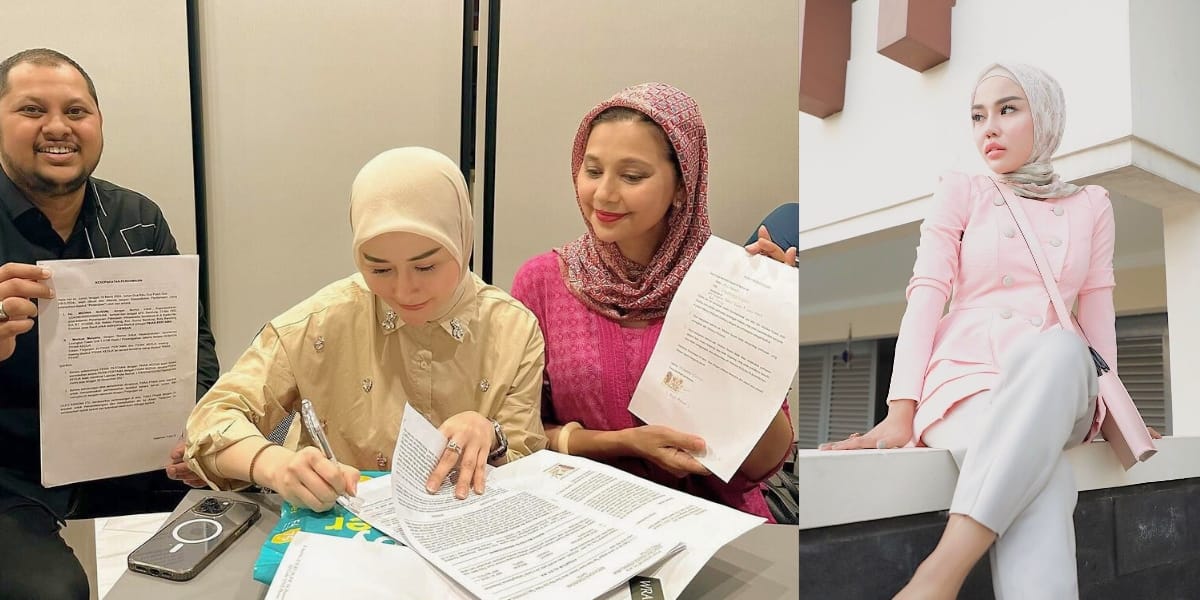 Accompanied by Legal Counsel and Ayu Azhari, Marissya Icha Withdraws Her Report Against Medina Zein