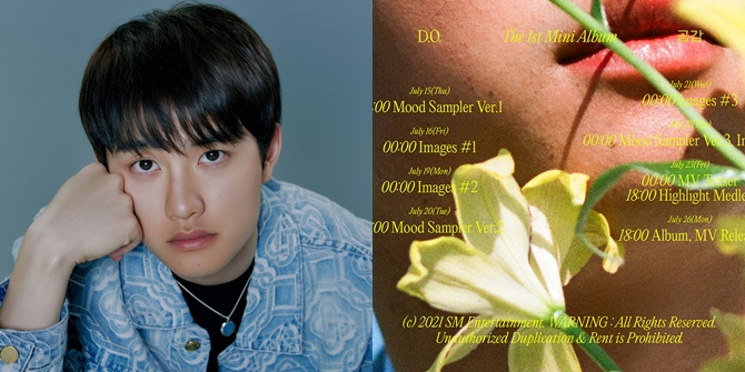 D.O. EXO Releases Schedule Poster for Solo Debut Album 'Empathy': Teaser Photos to Video Medley