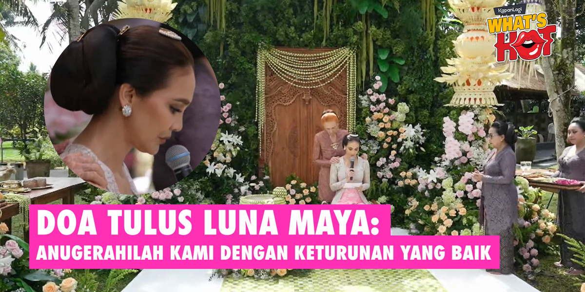 Luna Maya's Sincere Prayer Before Starting the Siraman: Bless Us With Good Offspring