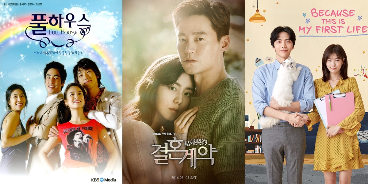 5 Legendary and Popular Contract Marriage Korean Dramas, from School - Celebrity Couples to Ordinary People