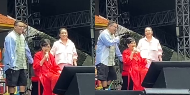 Sitting in a Wheelchair, Titiek Puspa Also Attends the Synchronize Fest 2024