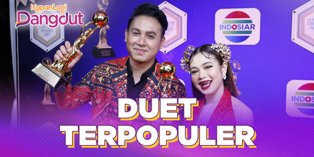 First Duet, Gunawan and Rara Win Most Popular Dangdut Collaboration