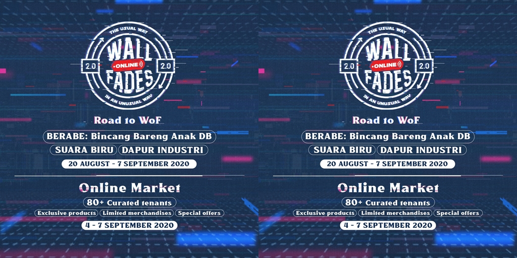 Supporting the Advancement of the Creative Industry, Wall Of Fade 2020 Event Series Held Online