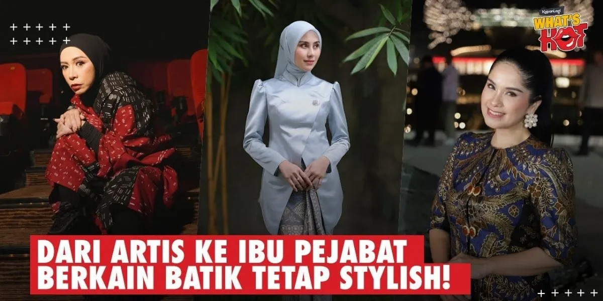 Elegant & Classy, Here are 8 Female Officials with the Most Eye-Catching Batik Style