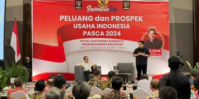 Erick Thohir Invites Entrepreneurs to Build an Integrated Ecosystem for the Development of Indonesia's Economy