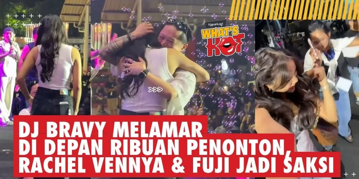 Erika Carlina Officially Engaged on the Festival Stage! Fuji and Rachel Vennya as Witnesses