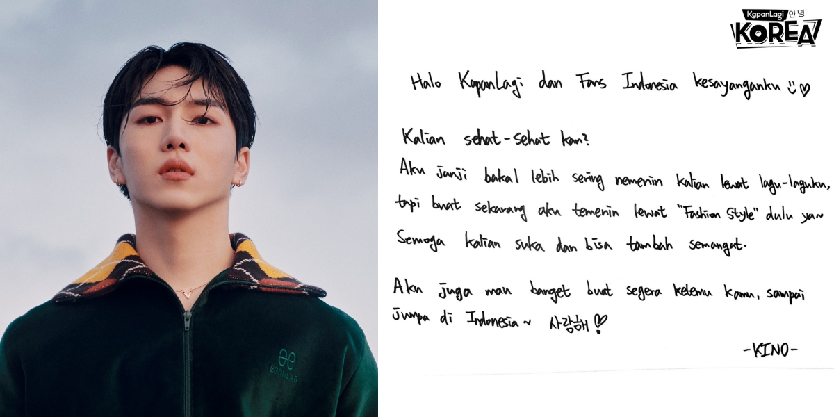 [EXCLUSIVE INTERVIEW] Chatting with KINO who Just Released the Single 'Fashion Style' and Sent a Letter to Fans in Indonesia