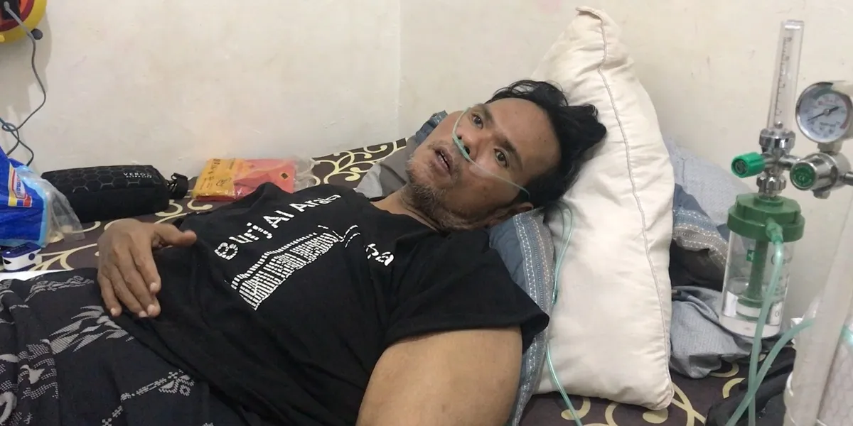 Fahmi Bo Lying Weak, Aji Yusman Invites the Public to Donate