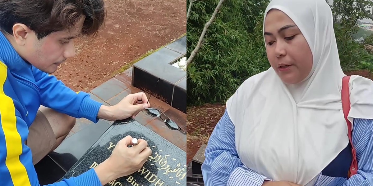 Ferdi Ali and Family Visit the Grave of His Late Wife, Second Wife's Expression Becomes the Spotlight of Netizens