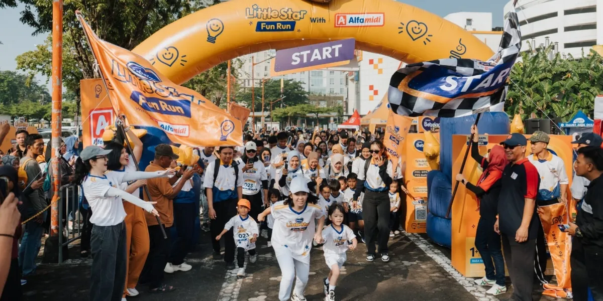  Festival Lari Anak Pertama Hadir di Surabaya, Diikuti 700 Little Star! 