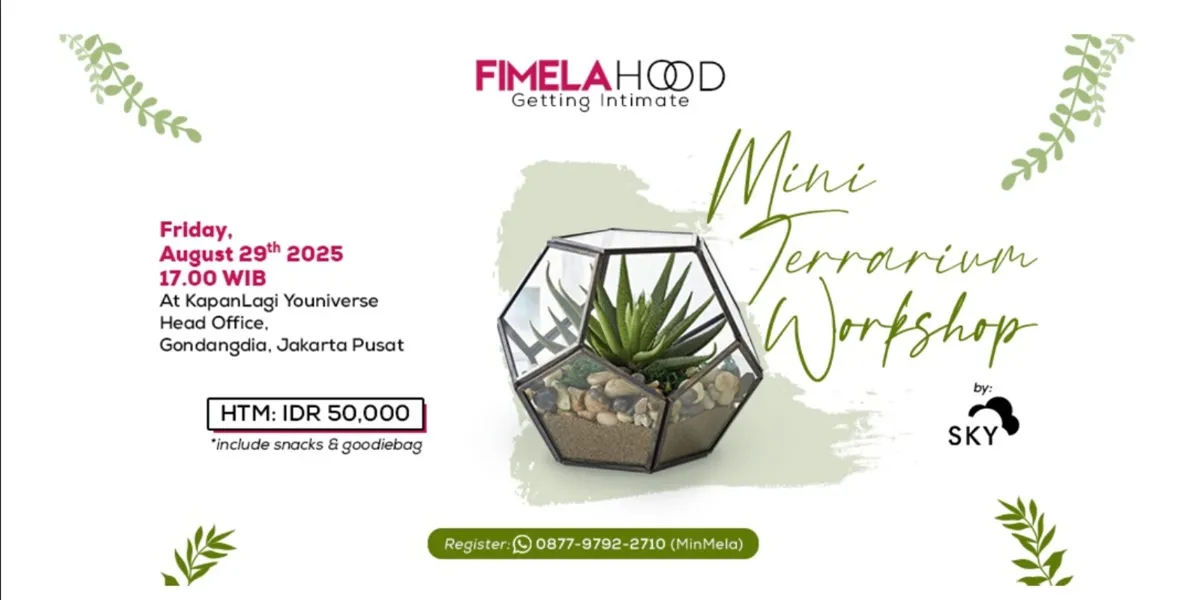 Fimelahood Getting Intimate: Mini Terrarium Workshop, Perfect for Recharging Energy