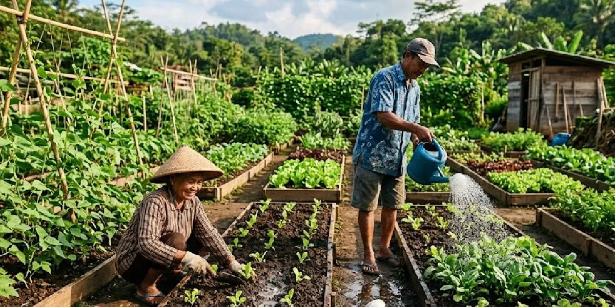 Food Forest or Regular Vegetable Garden? Gardening Choices According to Land Needs