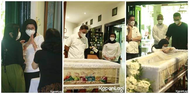 PHOTO: Maura Magnalia's Funeral Atmosphere, Nurul Arifin's Unstoppable Tears - Several Mourners Start Arriving