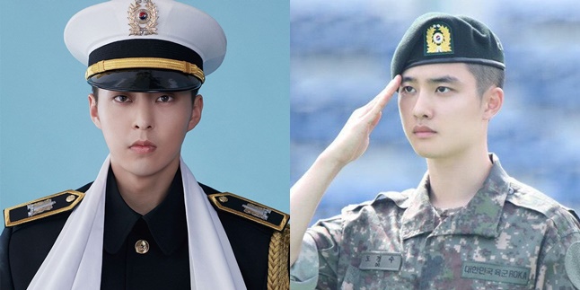 Latest Photos of Xiumin and D.O. EXO Looking More Glowing During Military Service