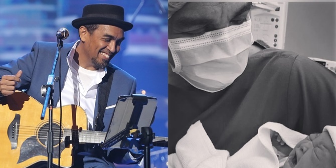 Glenn Fredly's Memorial Photo of Holding His Child for the First Time