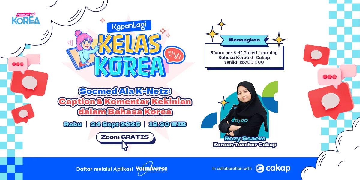 Join the KapanLagi Korea Class x Cakap 
