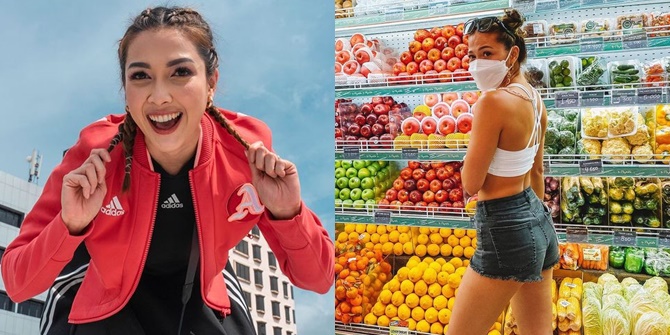 Andrea Dian's Style While Grocery Shopping, Said to be Fresher than Fruits by Netizens