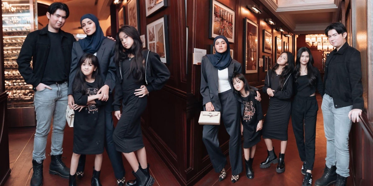 Olla Ramlan's Badass Style with Her Beloved Children, Appearing Charming and Called Superior Seeds All