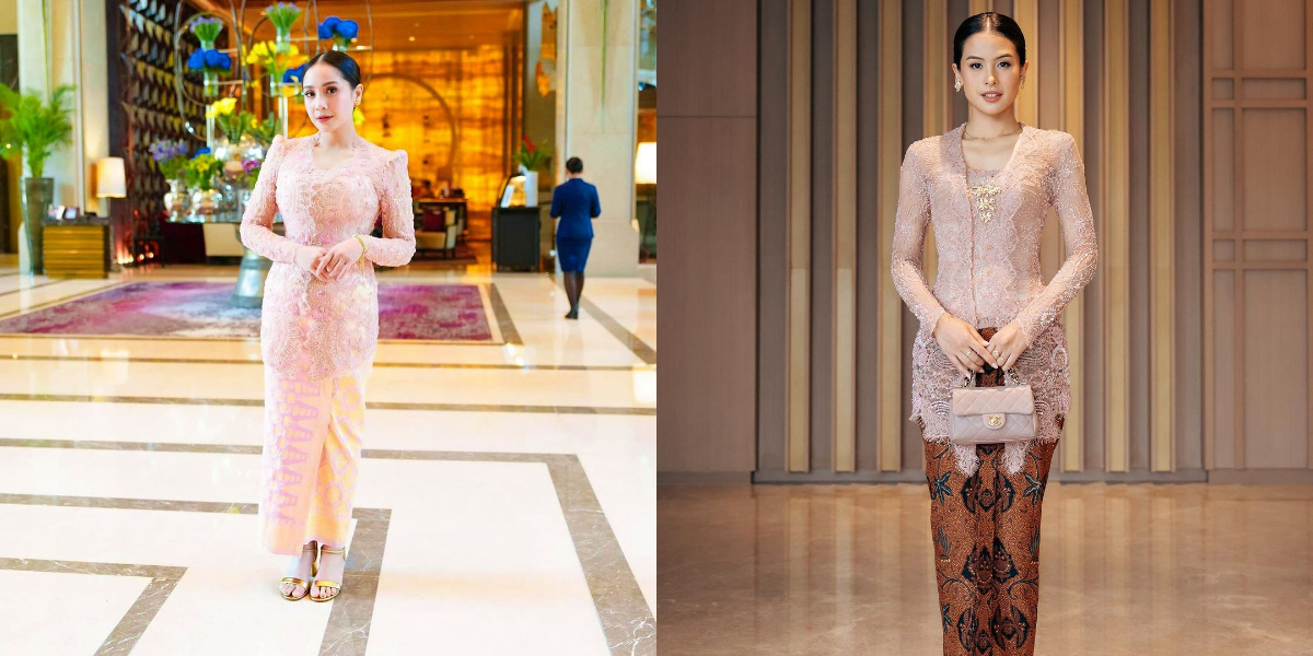 Favorite Brocade Kebaya Styles of Celebrities, Unveiling Traditional Touches that Remain Elegant