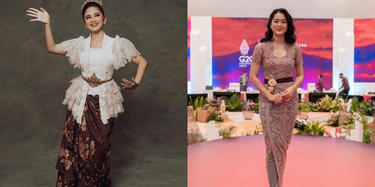 Short Sleeve Brocade Kebaya Styles That Can Be Inspiration, From Tissa Biani to Sherina Munaf