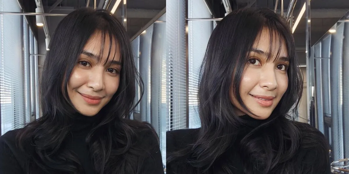 Mikha Tambayong's New Hairstyle That Makes Her Even More Beautiful, Long Hair with Bangs