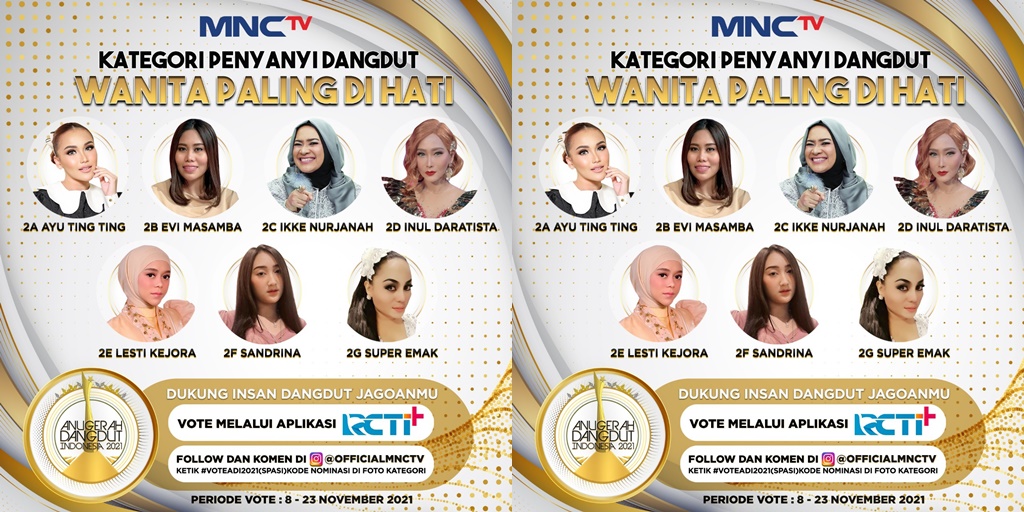 The Prestigious Award Event of Indonesian Dangdut 2021, Ayu Ting Ting - Ike Nurjanna Ready to Become the 'Most Beloved Female Dangdut Singer'