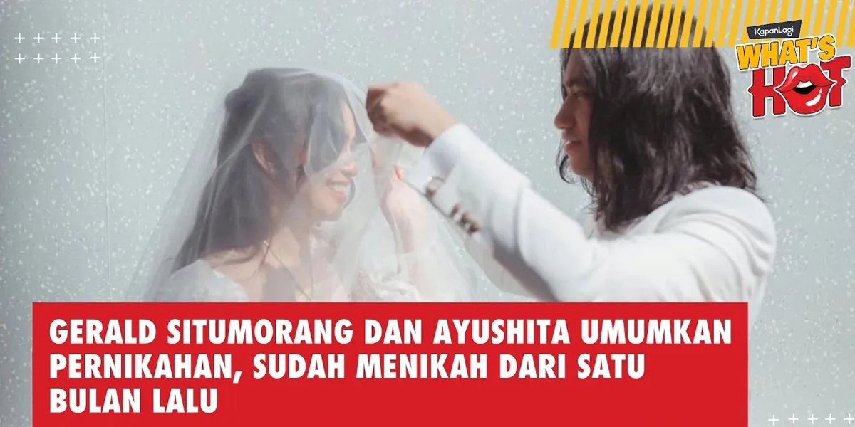 Gerald Situmorang and Ayushita Announce Marriage, Already Married for One Month