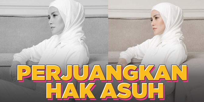 Suing for Divorce from Aufar Hutapea, Olla Ramlan Fights for Custody of Their Child