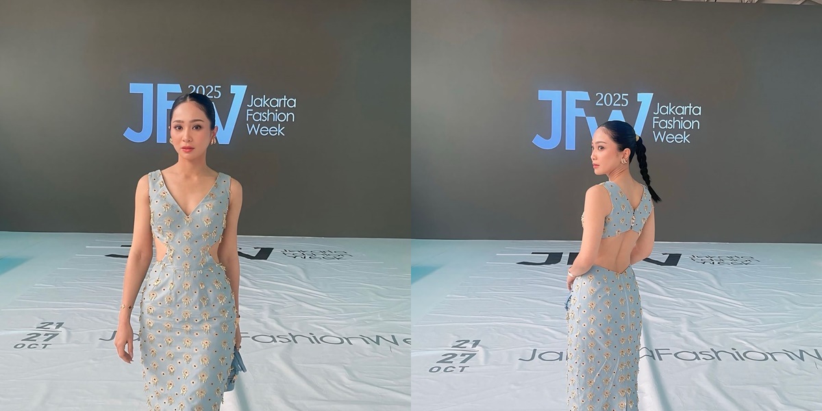 Present at JFW, Here are 7 Photos of Bunga Zainal Looking Elegant - Showcasing Her Slim Waist