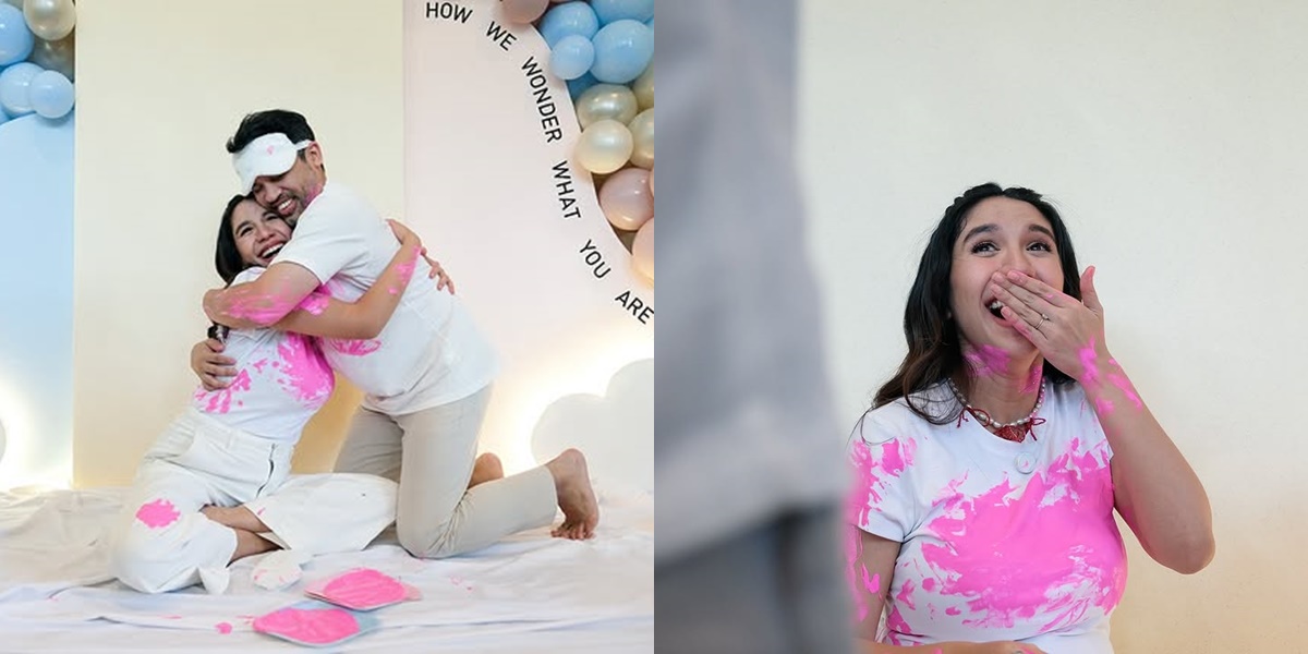 Unplanned Third Pregnancy, This is Acha Sinaga's Gender Reveal Moment - A Shocked Expression Mixed with Happiness