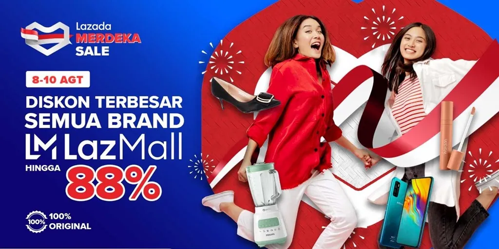 HUT RI ke-75, Lazada Presents Huge Discounts to Pamper Indonesian Consumers